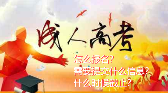 成人高考怎么报名